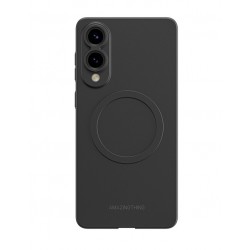 Pouzdro AmazingThing Minimal Air s magnetickým kroužkem pro Samsung Galaxy S25 Edge černé