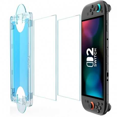 Tvrzené sklo s aplikátorem pro herní konzoli Nintendo Switch 2 (2ks)