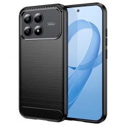 Silikonové pouzdro Carbon Case pro Poco F8 Pro černé