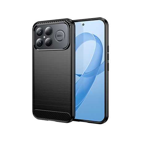 Silikonové pouzdro Carbon Case pro Poco F8 Ultra černé