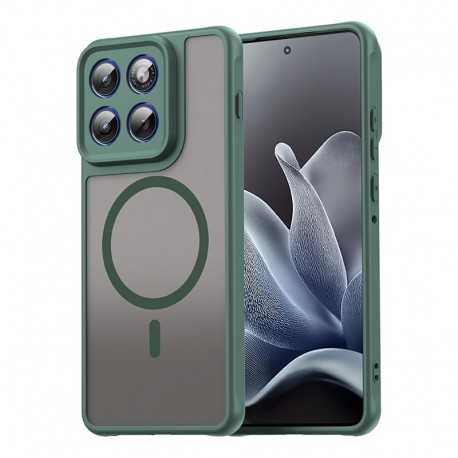 Pouzdro Techsuit HaloFrost II MagSafe pro Motorola Edge 70 zelené