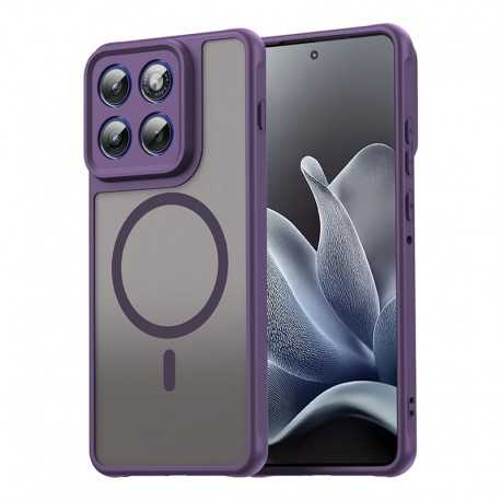 Pouzdro Techsuit HaloFrost II MagSafe pro Motorola Edge 70 fialové