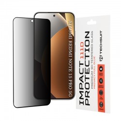 Techsuit 111D Anti-Spy zatmavovací tvrzené sklo 9H pro Xiaomi Redmi Note 15 Pro 5G