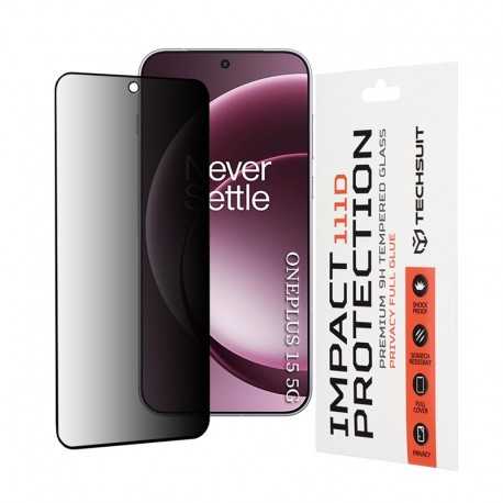 Techsuit 111D Anti-Spy zatmavovací tvrzené sklo 9H pro OnePlus 15