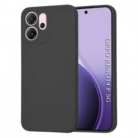 Techsuit silikonové pouzdro pro Oppo Reno 14 F / Oppo Reno 14 FS 5G černé