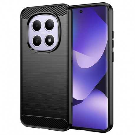 Silikonové pouzdro Carbon Case pro Xiaomi Redmi Note 15 4G / Note 15 5G / Poco M8 5G černé