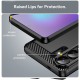 Silikonové pouzdro Carbon Case pro Xiaomi 17 černé