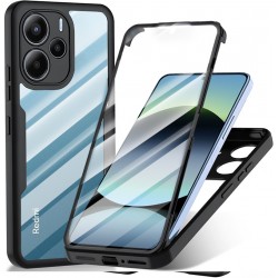 ColorVerse360 odolné pouzdro + tvrzené sklo pro Xiaomi Redmi Note 14 4G černé