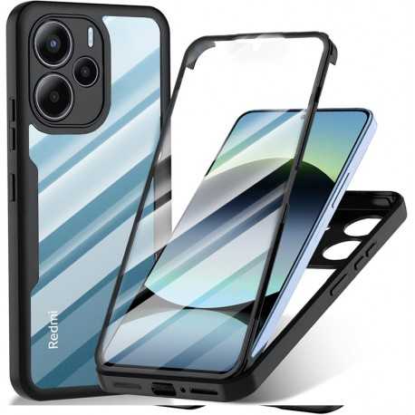 ColorVerse360 odolné pouzdro + tvrzené sklo pro Xiaomi Redmi Note 14 4G černé