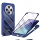 ColorVerse360 odolné pouzdro + tvrzené sklo pro Xiaomi Redmi 14C / Poco C75 modré