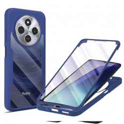 ColorVerse360 odolné pouzdro + tvrzené sklo pro Xiaomi Redmi 14C / Poco C75 modré