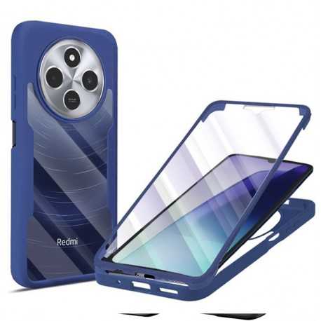 ColorVerse360 odolné pouzdro + tvrzené sklo pro Xiaomi Redmi 14C / Poco C75 modré