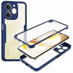 ColorVerse360 odolné pouzdro + tvrzené sklo pro Realme Note 70T modré