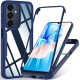 ColorVerse360 odolné pouzdro + tvrzené sklo pro Samsung Galaxy A16 4G / A16 5G modré