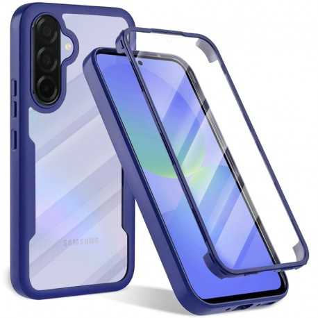 ColorVerse360 odolné pouzdro + tvrzené sklo pro Samsung Galaxy A36 4G / A56 5G modré
