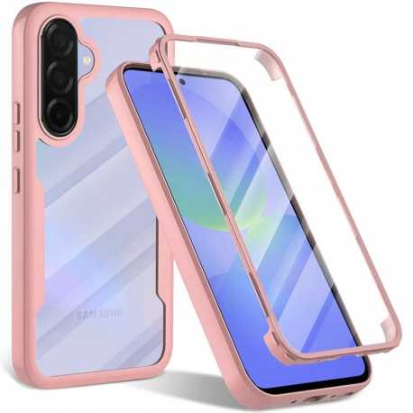 ColorVerse360 odolné pouzdro + tvrzené sklo pro Samsung Galaxy A36 4G / A56 5G růžové