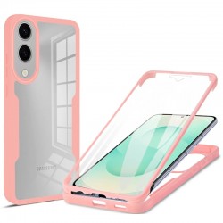 ColorVerse360 odolné pouzdro + tvrzené sklo pro Samsung Galaxy S25 Edge růžové