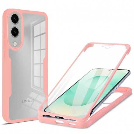 ColorVerse360 odolné pouzdro + tvrzené sklo pro Samsung Galaxy S25 Edge růžové