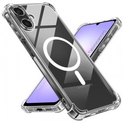 Silikonové pouzdro AntiShock MagSafe pro Samsung Galaxy A07 čiré