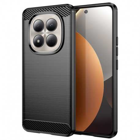 Silikonové pouzdro Carbon Case pro Xiaomi Redmi Note 15 Pro 5G černé