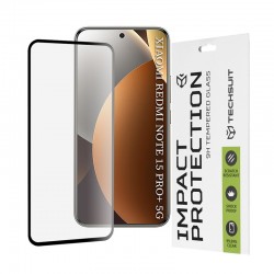 Techsuit 111D Full Cover ochranné tvrzené sklo pro Xiaomi Redmi Note 15 Pro+ 5G černé