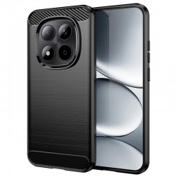 Silikonové pouzdro Carbon Case pro Xiaomi Redmi Note 15 Pro 4G černé