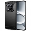 Silikonové pouzdro Carbon Case pro Xiaomi Redmi Note 15 Pro 4G černé