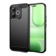 Silikonové pouzdro Carbon Case pro Honor 600 Lite černé