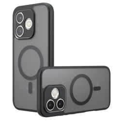 Zadní kryt Techsuit PureFrost MagSafe pro Honor 600 Lite černý