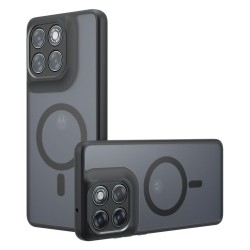 Pouzdro Techsuit PureFrost MagSafe pro Motorola Edge 70 Fusion černé