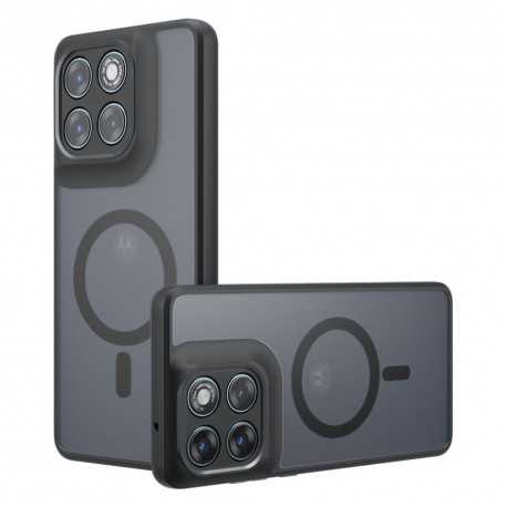 Pouzdro Techsuit PureFrost MagSafe pro Motorola Edge 70 Fusion černé