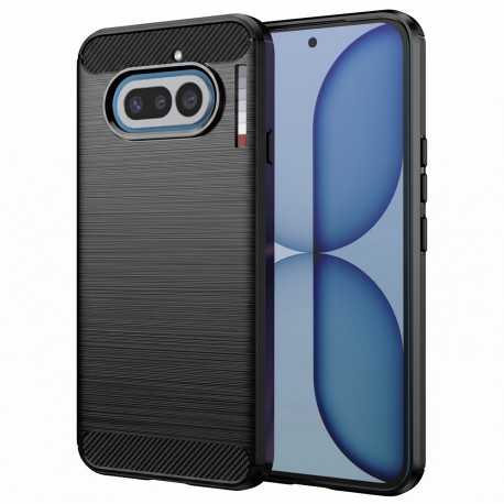 Silikonové pouzdro Carbon Case pro Nothing Phone (4a) černé