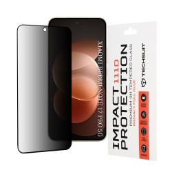 Techsuit 111D Anti-Spy zatmavovací tvrzené sklo 9H pro Xiaomi Redmi Note 17 Pro 5G / Note 17 Pro Max 5G