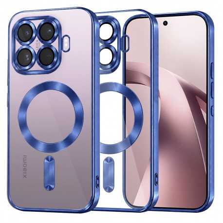 Techsuit Luxury Crystal MagSafe pro Xiaomi 17T modrý