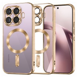 Techsuit Luxury Crystal MagSafe pro Xiaomi 17T zlatý