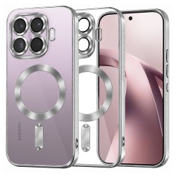 Techsuit Luxury Crystal MagSafe pro Xiaomi 17T stříbrný