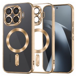 Techsuit Luxury Crystal MagSafe pro Xiaomi 17T Pro zlatý