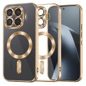 Techsuit Luxury Crystal MagSafe pro Xiaomi 17T Pro zlatý