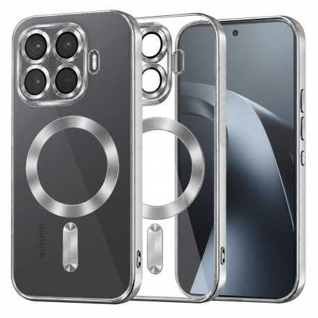 Techsuit Luxury Crystal MagSafe pro Xiaomi 17T Pro stříbrný