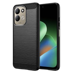Silikonové pouzdro Carbon Case pro Xiaomi Redmi 17 4G / Redmi 17 5G černé