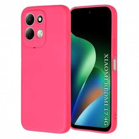 Techsuit silikonové pouzdro pro Xiaomi Redmi 17 4G / Redmi 17 5G růžové