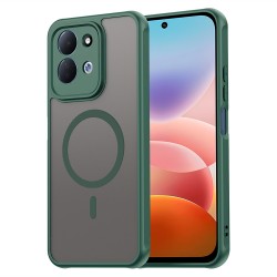 Pouzdro Techsuit HaloFrost II MagSafe pro Xiaomi Redmi 17 4G / Redmi 17 5G zelené