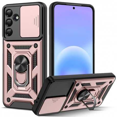 Techsuit CamShield Pro odolné pouzdro pro Samsung Galaxy A57 5G růžové