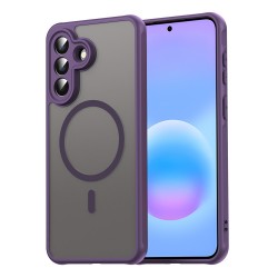 Pouzdro Techsuit HaloFrost II MagSafe pro Samsung Galaxy A57 5G fialové