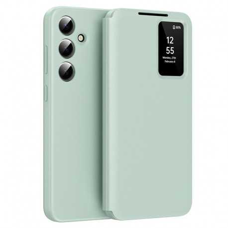 Techsuit pouzdro Smart View pro Samsung Galaxy A57 5G zelené