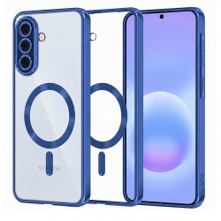Techsuit Crystal MagSafe pouzdro pro Samsung Galaxy A57 5G modrý