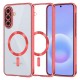 Techsuit Crystal MagSafe pouzdro pro Samsung Galaxy A57 5G červené