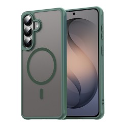 Pouzdro Techsuit HaloFrost II MagSafe pro Samsung Galaxy S26 FE zelené